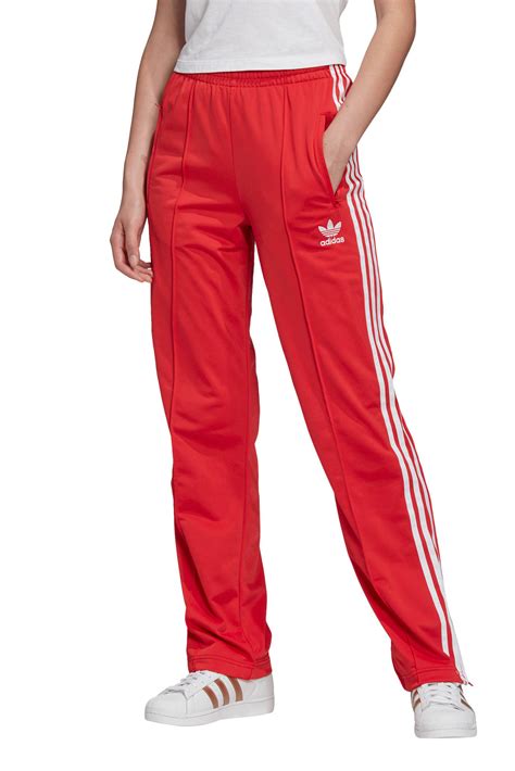 adidas trainingsbroek rood dames|adidas sportbroek dames.